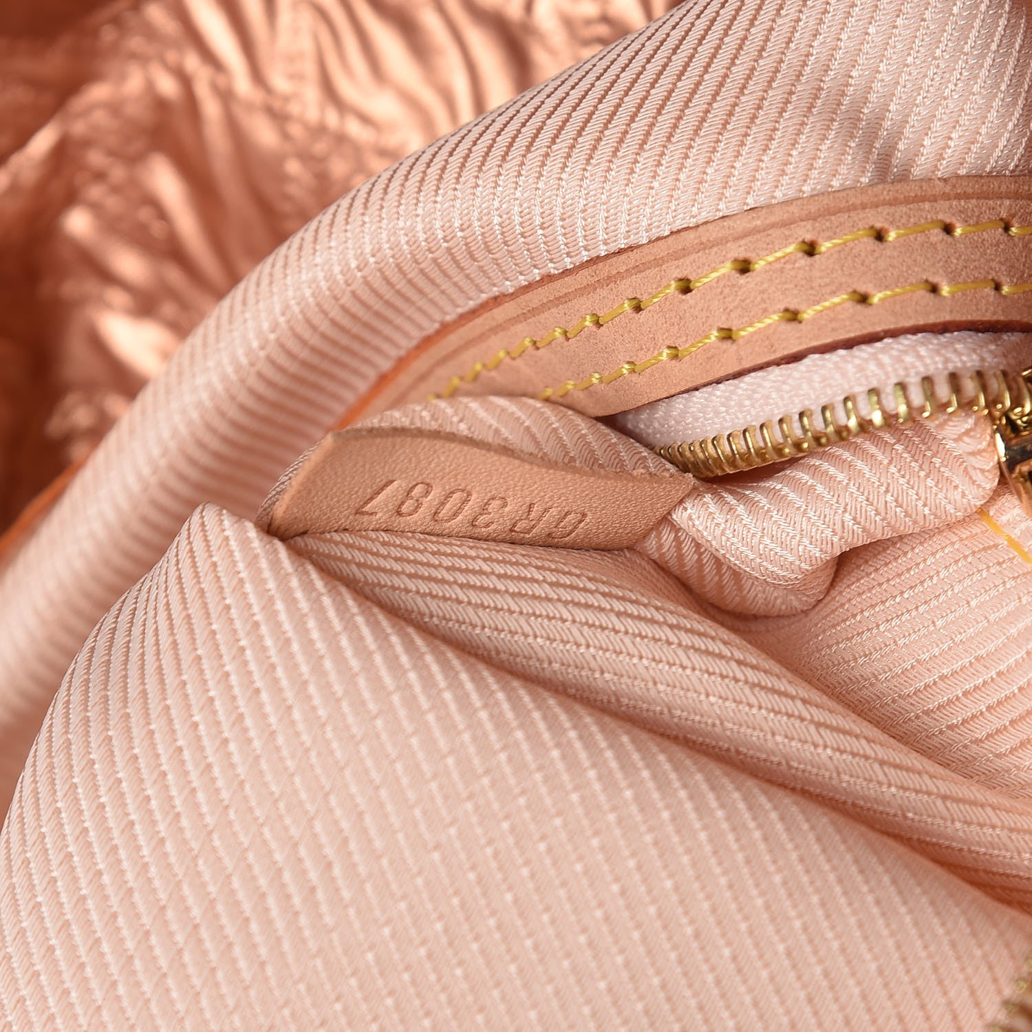 Louis Vuitton Jacquard Quilted Monogram Limelight Clutch GM Rose Gold 7 of 7