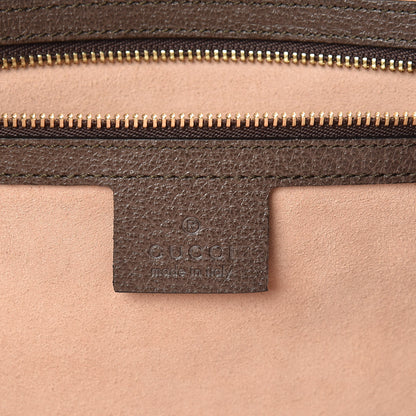 Gucci GG Supreme Monogram Bengal Medium Boston Beige PInk 7 of 12