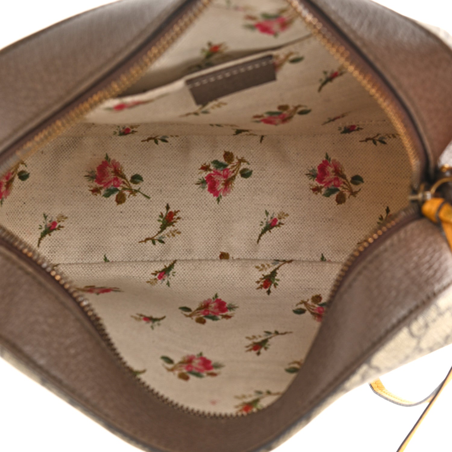 Gucci GG Supreme Monogram Web Neo Vintage Shoulder Bag Beige New Acero Crop 5 of 12