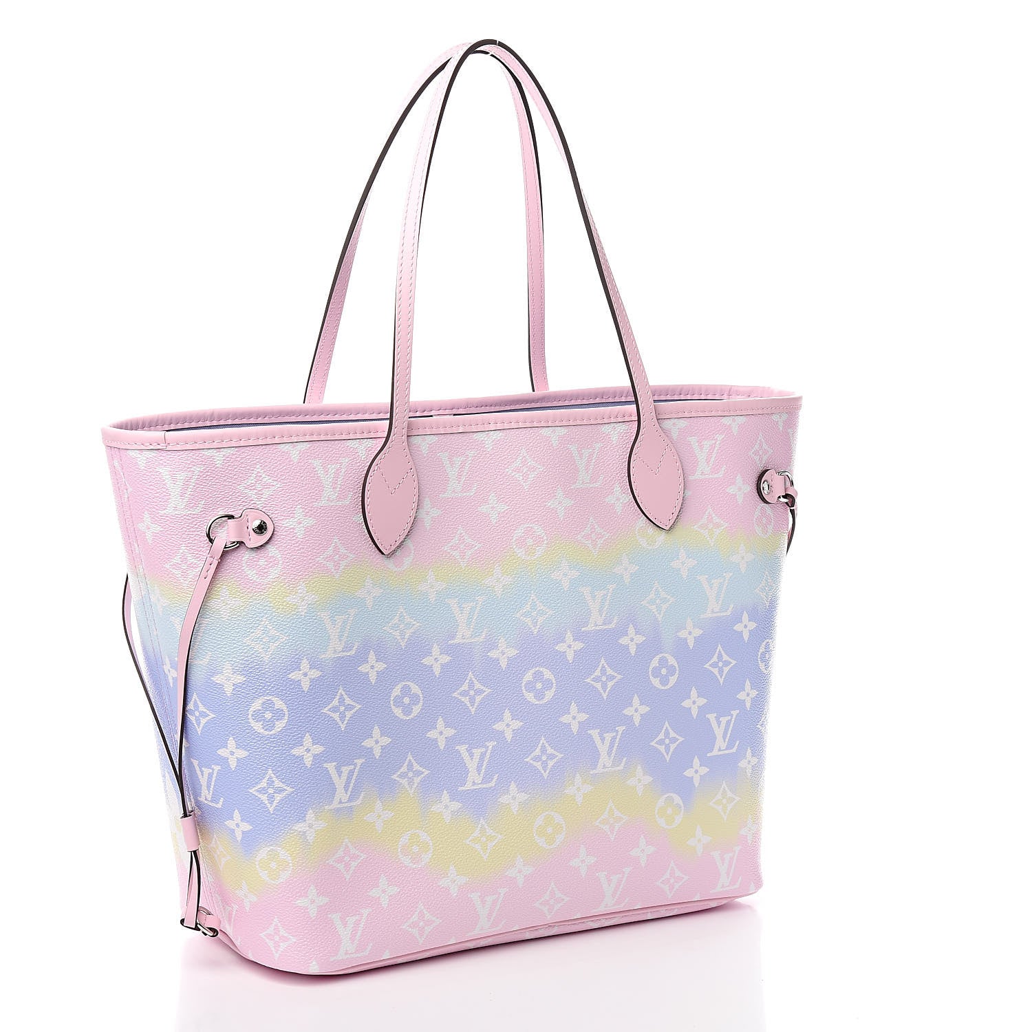 Louis Vuitton Monogram Escale Neverfull MM Pastel 3 of 10