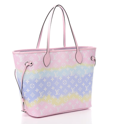 Louis Vuitton Monogram Escale Neverfull MM Pastel 3 of 10