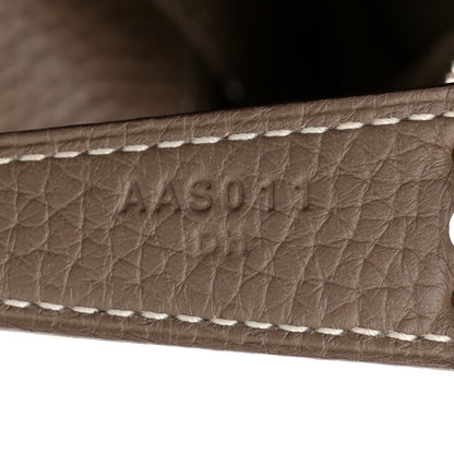 Hermes Taurillon Clemence Lindy 30 Etoupe 7 of 10