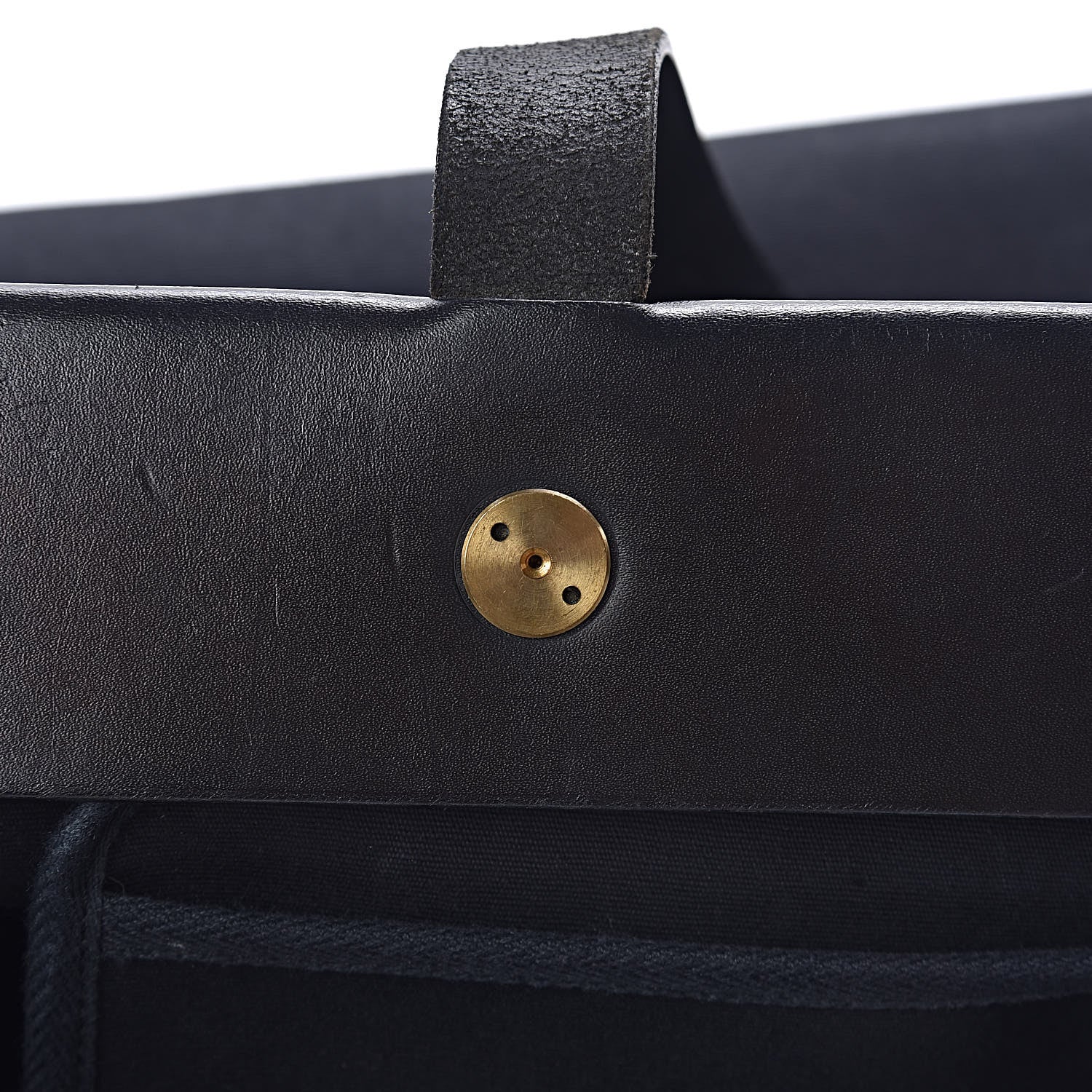 Hermes Toile Vache Hunter Herbag Cabas MM Black 11 of 20