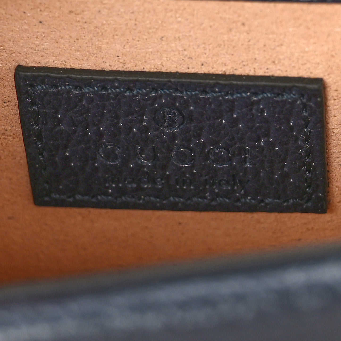 GG Supreme Monogram Textured Dollar Calfskin Super Mini Dionysus Shoulder Bag Beige Blue