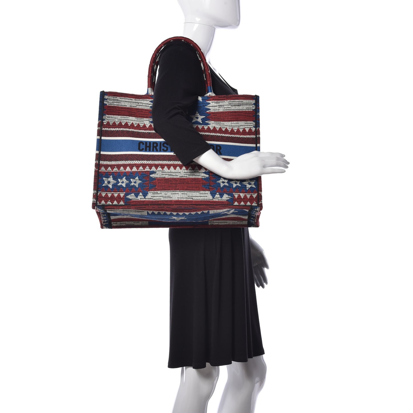 Canvas Embroidered Exclusive US Book Tote Multicolor