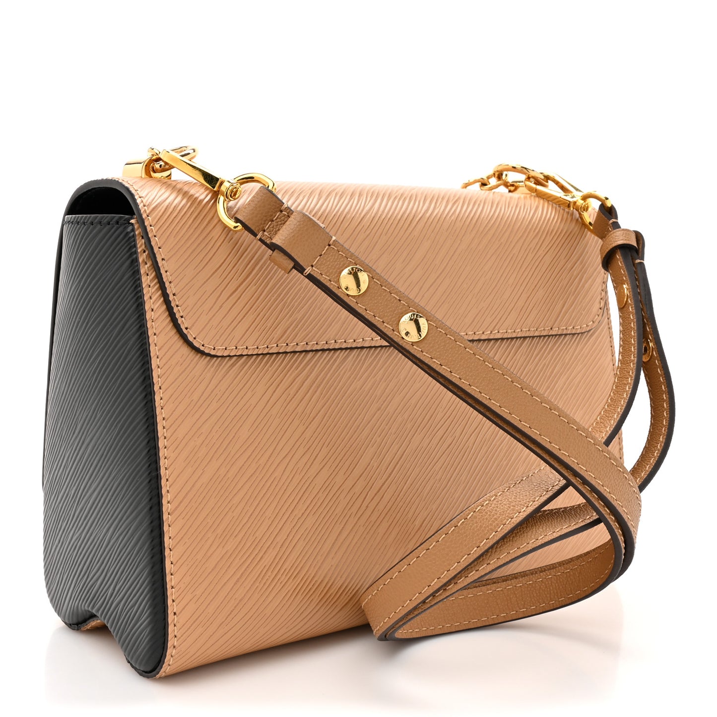 Epi Twist Shoulder Bag MM Camel