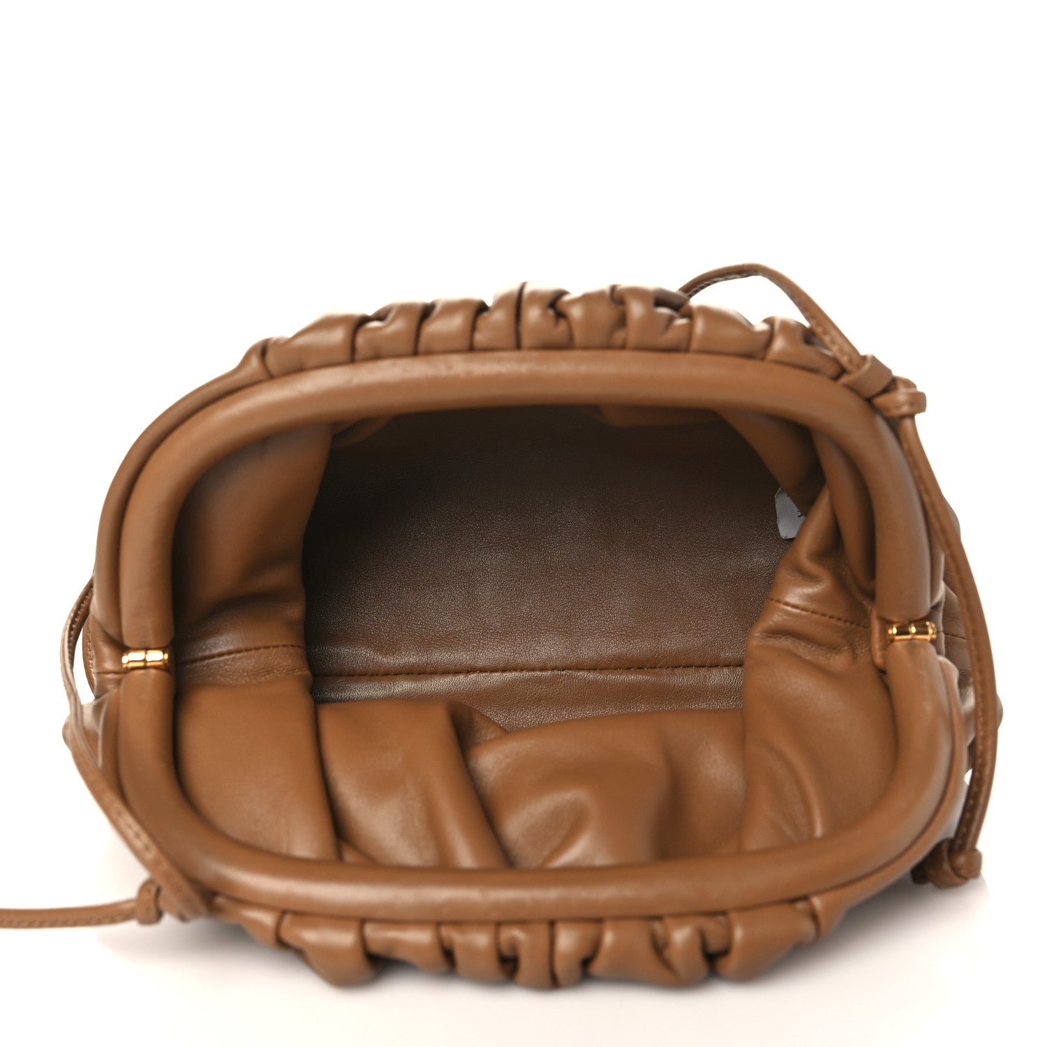 Bottega Veneta Butter Calfskin The Mini Pouch Cammello 5 of 9