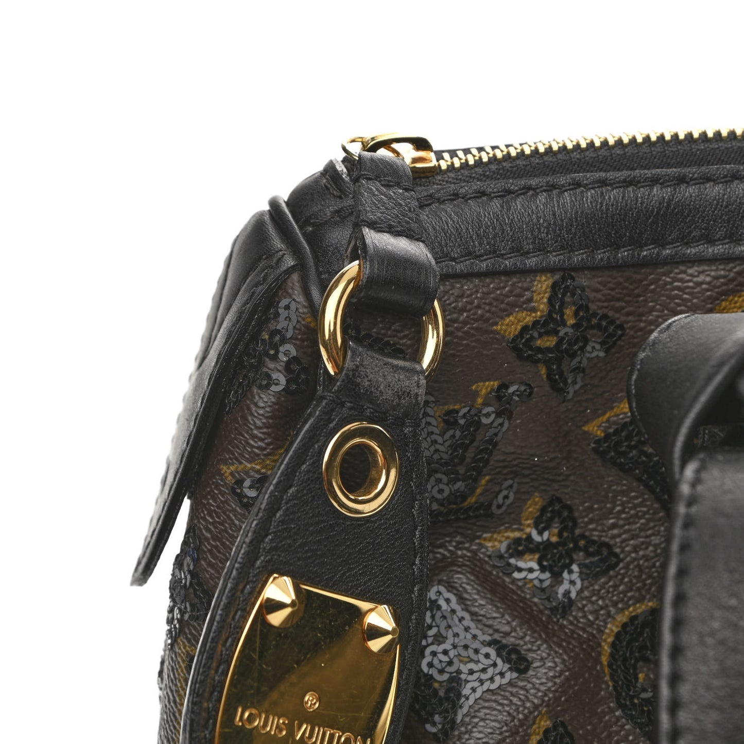 Monogram Sequins Eclipse Speedy 28 Black