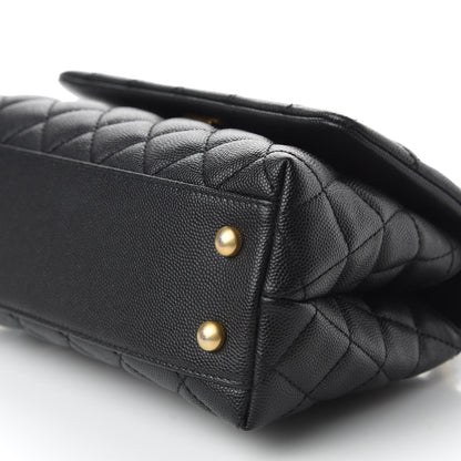 Chanel Caviar Quilted Mini Coco Handle Flap Black 7 of 11