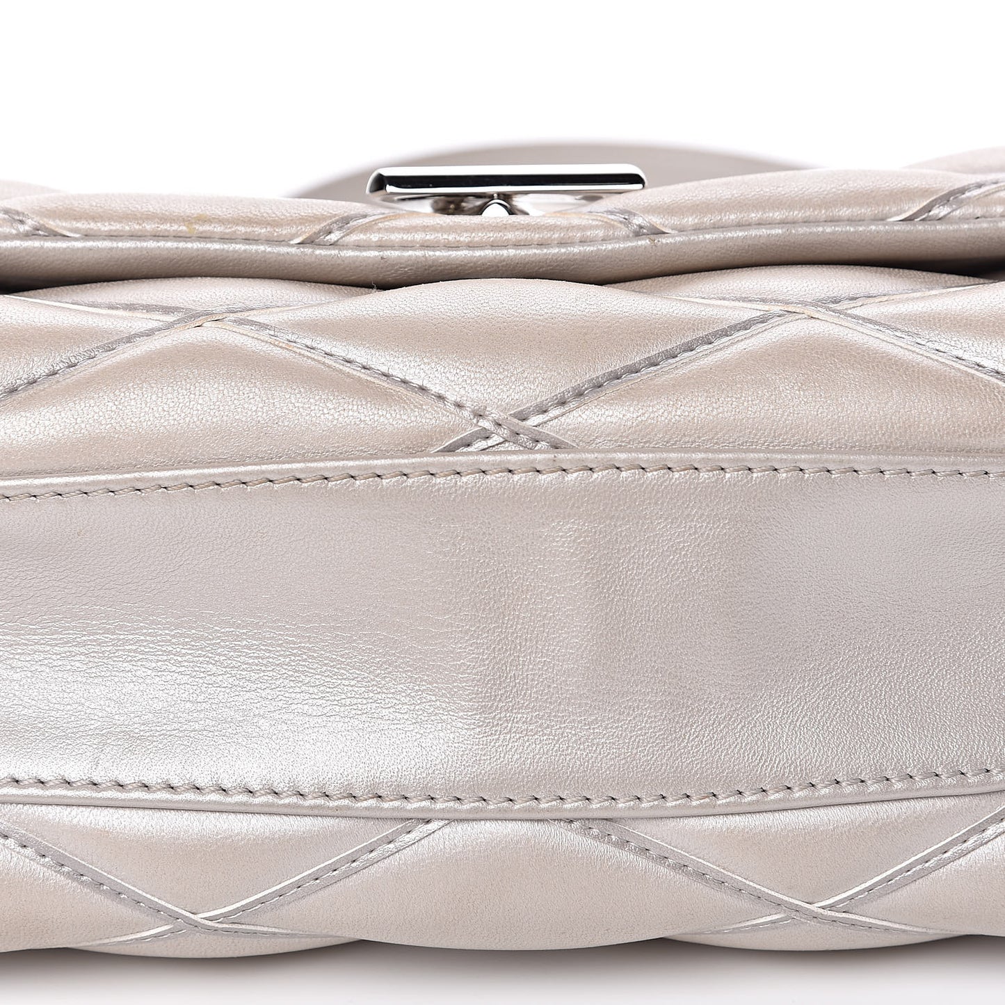 Lambskin Malletage GO-14 PM Silver