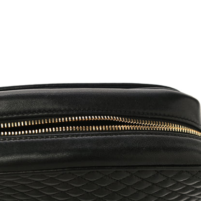 Saint Laurent Lambskin Quilted Victoire Camera Bag Black 14 of 22