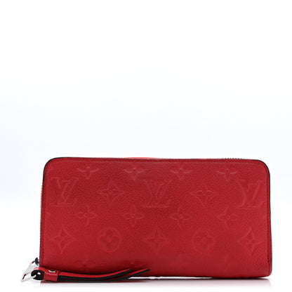 Louis Vuitton Empreinte Zippy Wallet Cherry 1 of 11