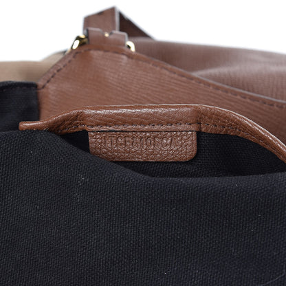 Burberry Grainy Calfskin House Check Small Canterbury Tote Tan 10 of 27
