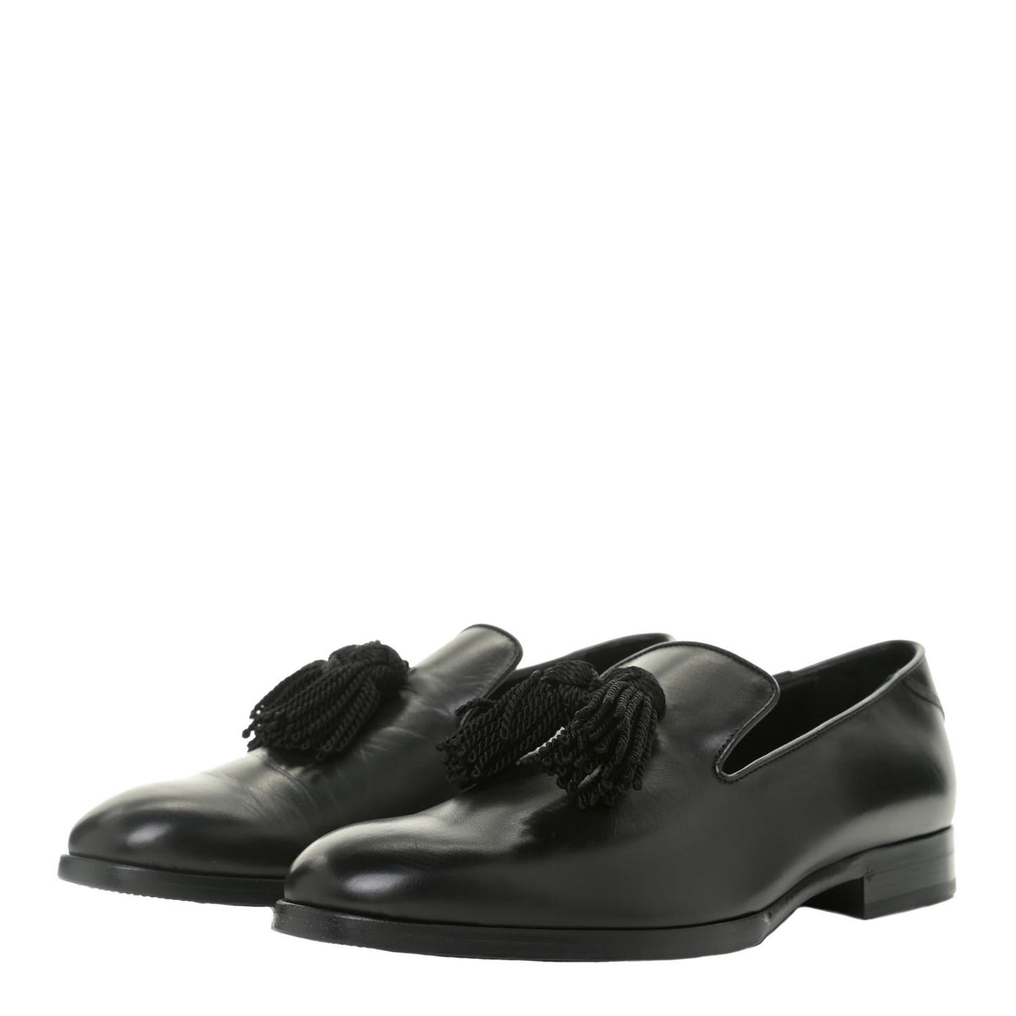 Nappa Mens Foxley Tassel Loafers 41 Black