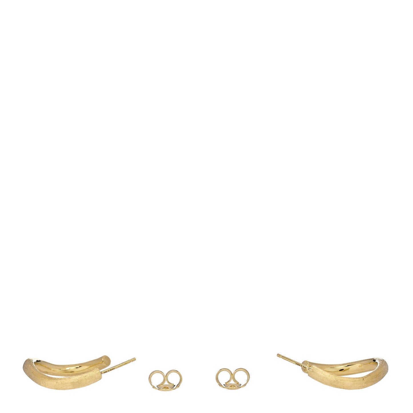 18K Yellow Gold Jaipur Hoop Earrings