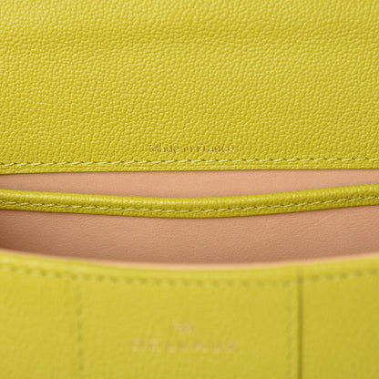 Delvaux Grained Calfskin Mini Brillant Satchel Absinthe Lime 7 of 8