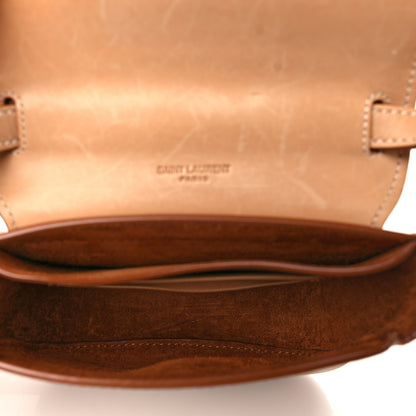 Saint Laurent Smooth Vintage Calfskin Small Kaia Satchel Brown Gold 5 of 8