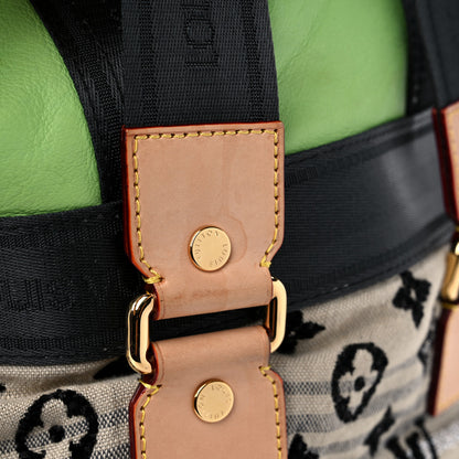 Louis Vuitton Fabric Jacquard Monogram Cheche Gypsy GM Vert 9 of 14