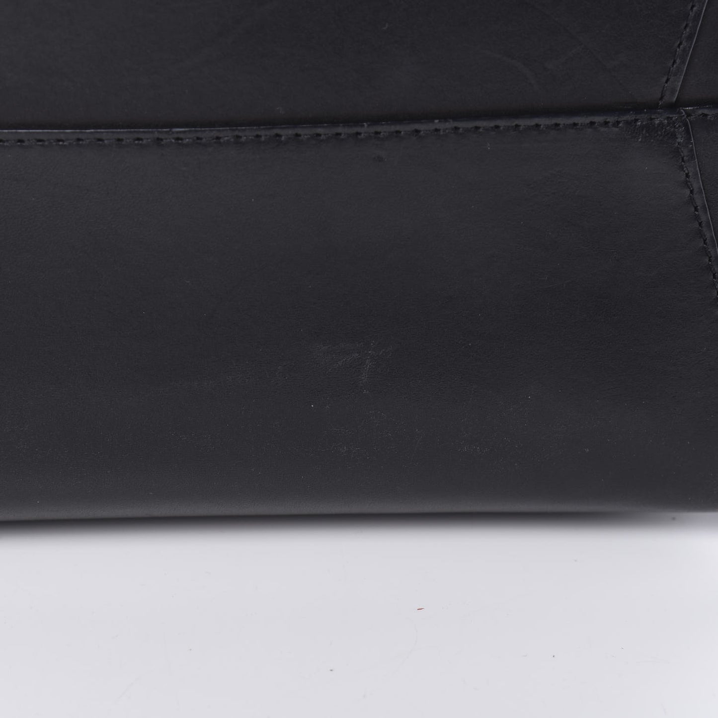 Calfskin Large Shopping Tote Black Royal