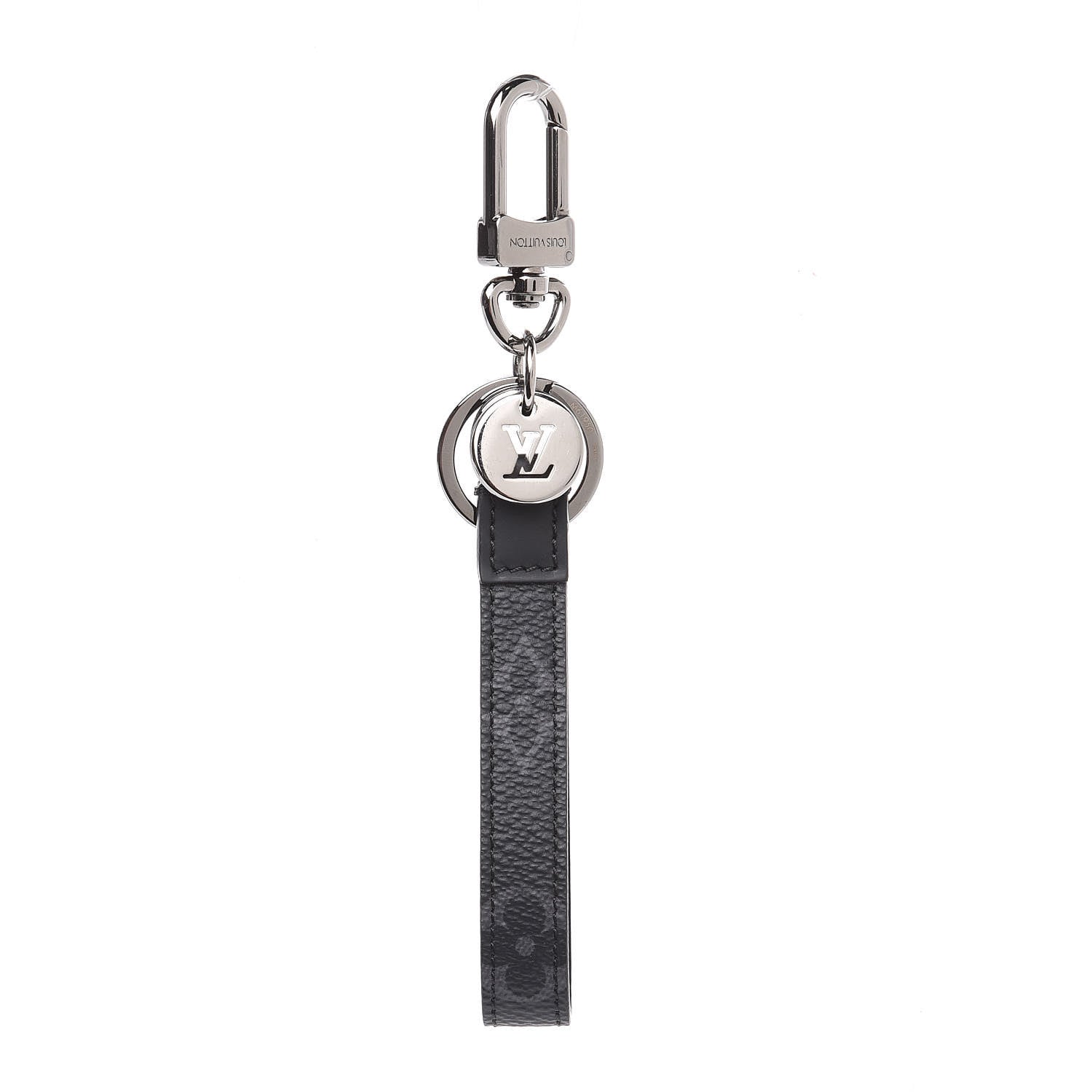 Louis Vuitton Monogram Eclipse Dragonne Bag Charm Key Holder 1 of 3