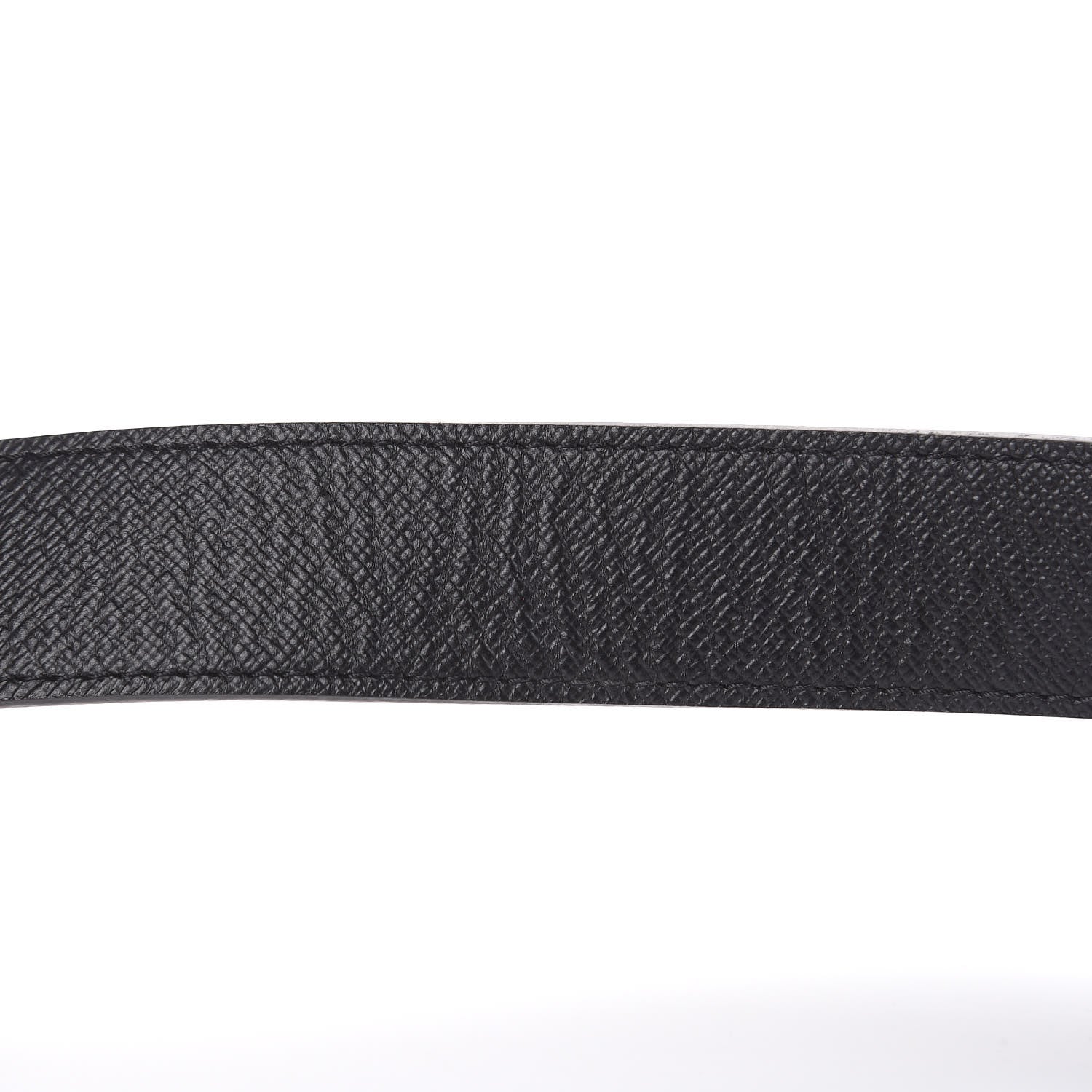 Louis Vuitton Calfskin Monogram 30mm LV Initiales Reversible Belt 85 34 Black 5 of 7