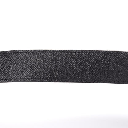 Louis Vuitton Calfskin Monogram 30mm LV Initiales Reversible Belt 85 34 Black 5 of 7