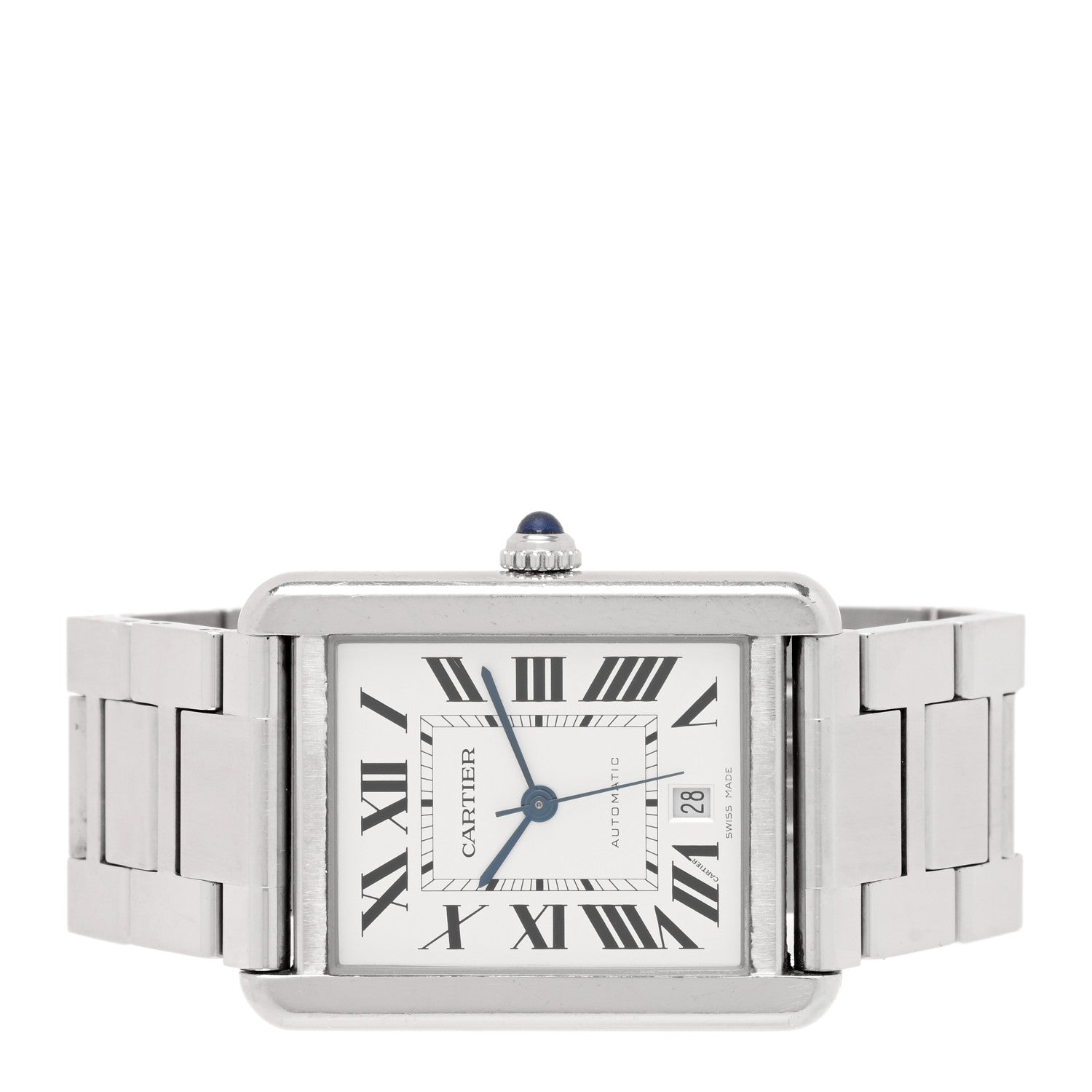 Cartier Stainless Steel 31mm Tank Solo Automatic Watch 2 of 5