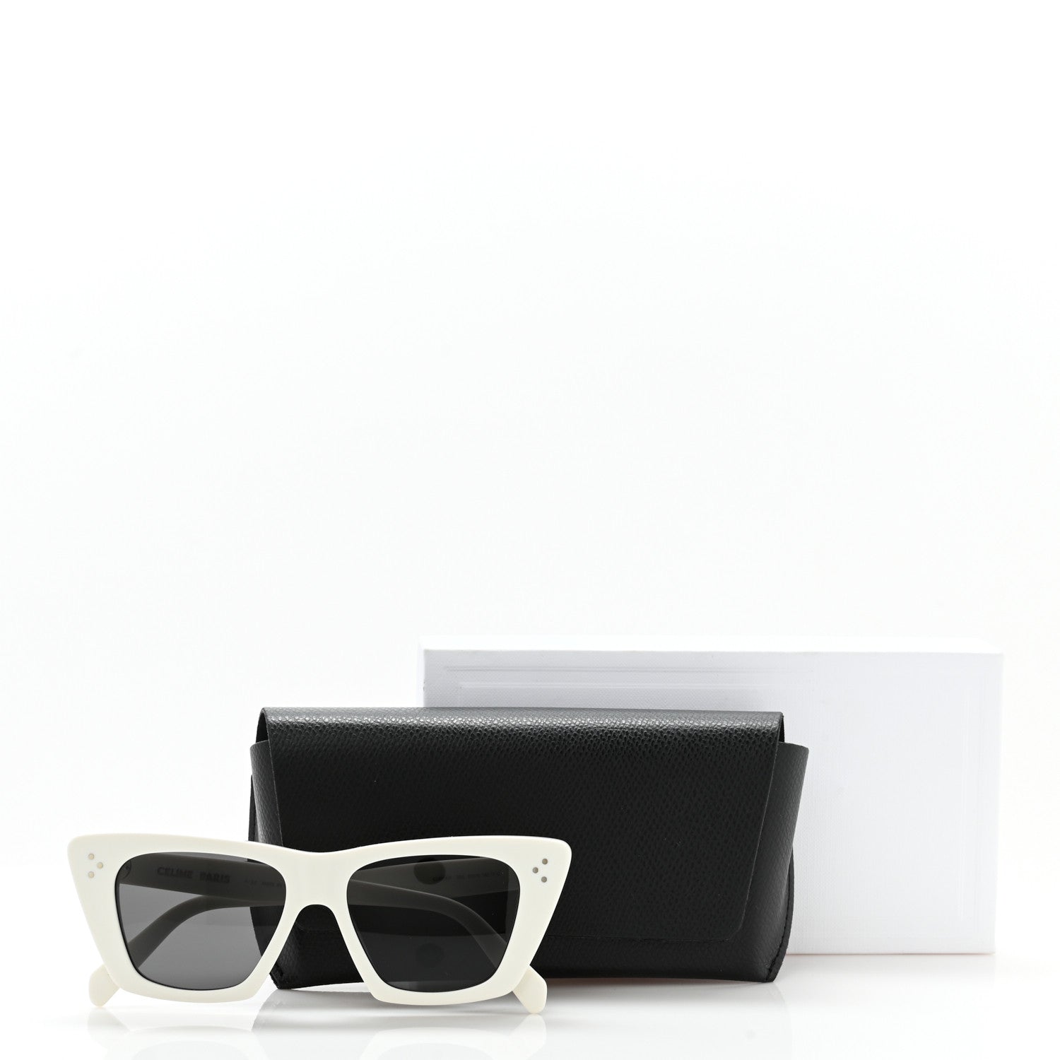 Celine Acetate Cat Eye Sunglasses CL40187I White 7 of 7