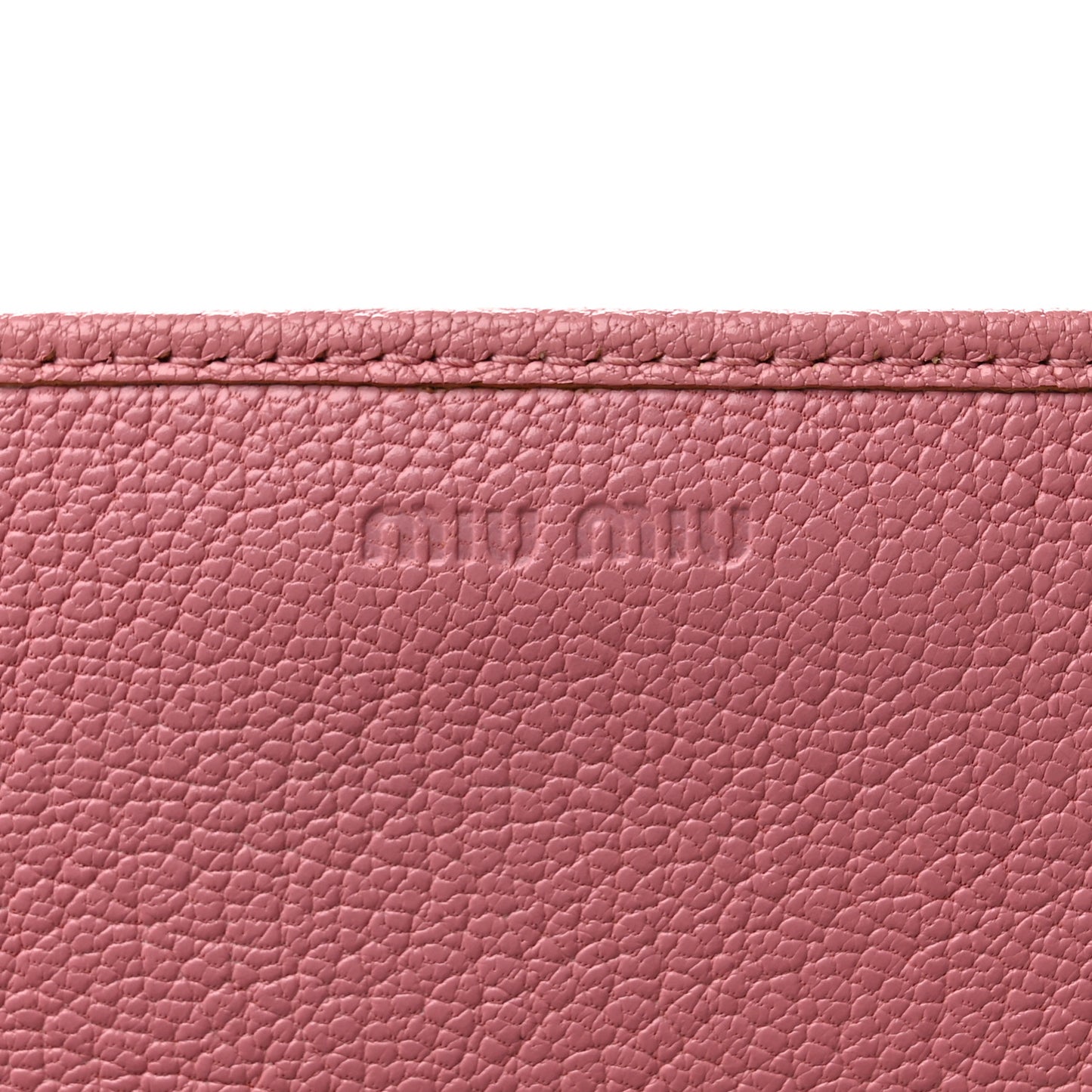 Goatskin Madras Bicolor Flap Wallet Pink