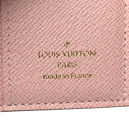 Louis Vuitton Damier Ebene Zoe Wallet Rose Ballerine 6 of 6