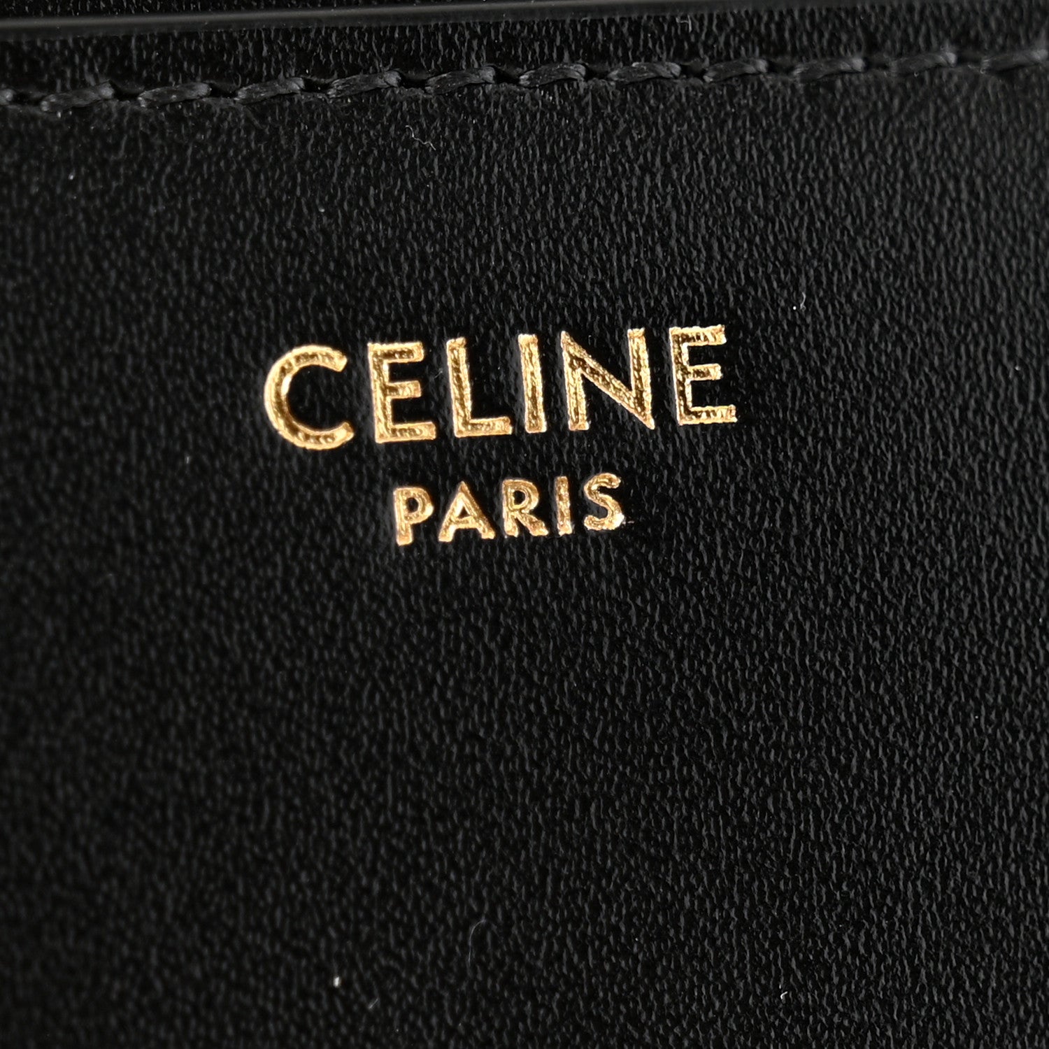 Celine Satinated Calfskin Small 16 Top Handle Bag Black 7 of 14