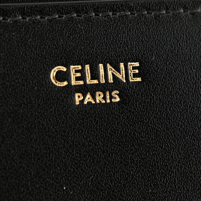 Celine Satinated Calfskin Small 16 Top Handle Bag Black 7 of 14