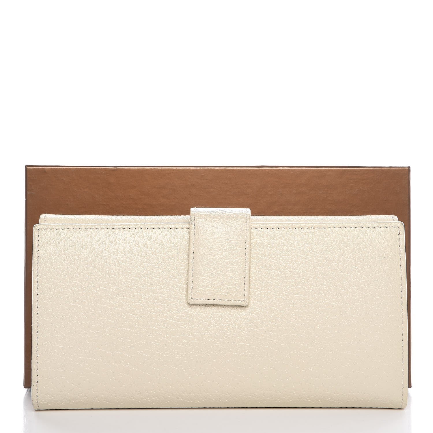 Gucci Calfskin Studded Soho Continental Wallet White 16 of 26