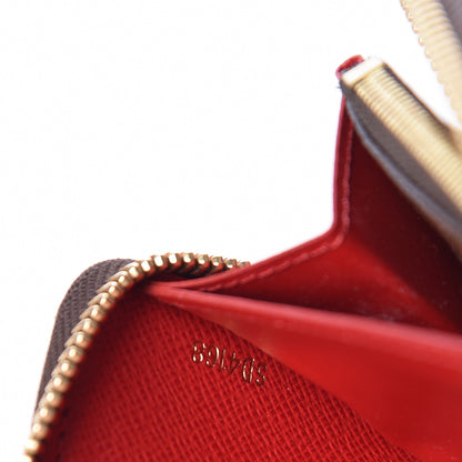 Louis Vuitton Damier Ebene Clemence Wallet 7 of 8