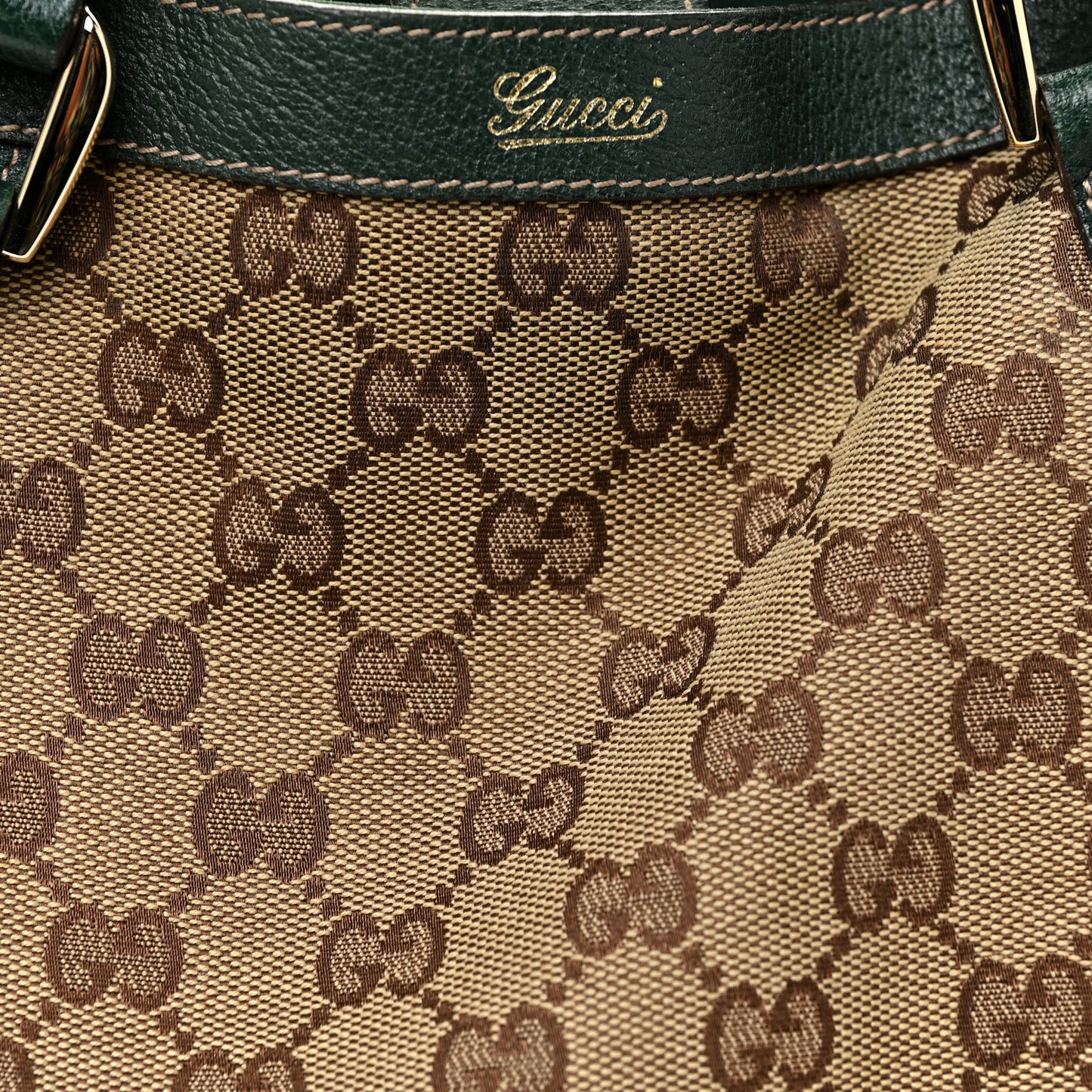 Monogram Medium Abbey Convertible Tote Green