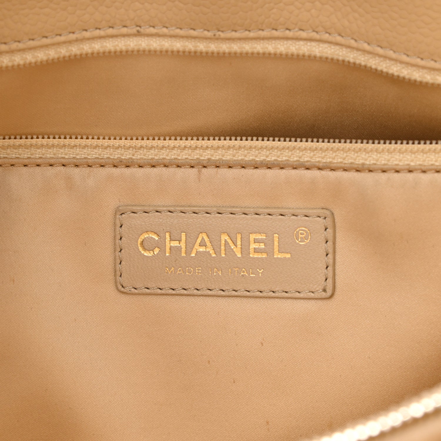 Chanel Caviar Quilted Grand Shopping Tote GST Beige Clair 6 of 14