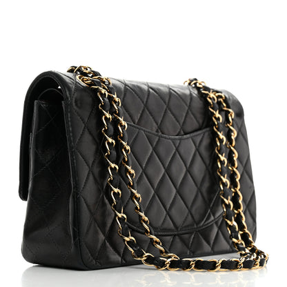 Chanel Lambskin Quilted Medium Double Flap Black 2 of 12