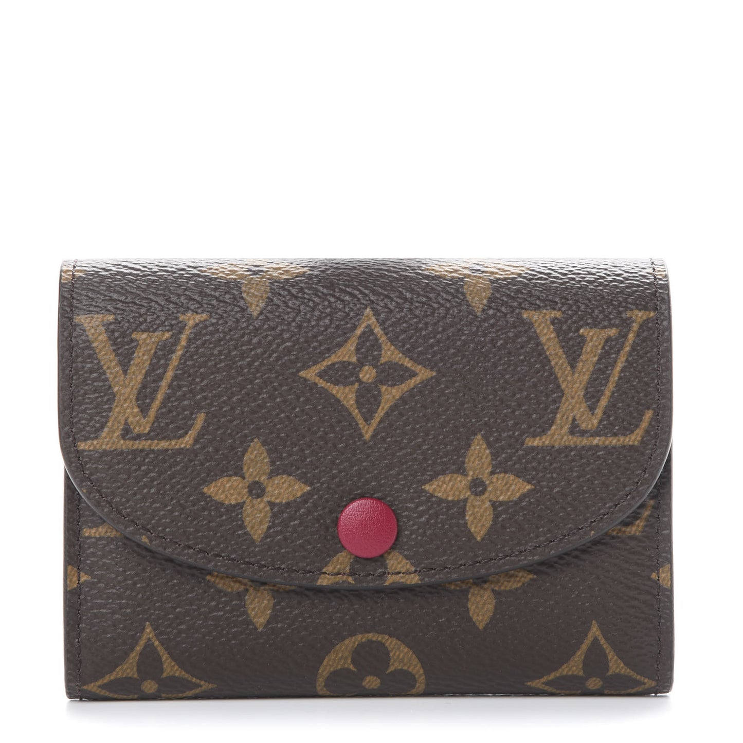 Monogram Rosalie Coin Purse Fuchsia