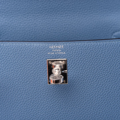 Hermes Togo Kelly Retourne 25 Azur 6 of 8