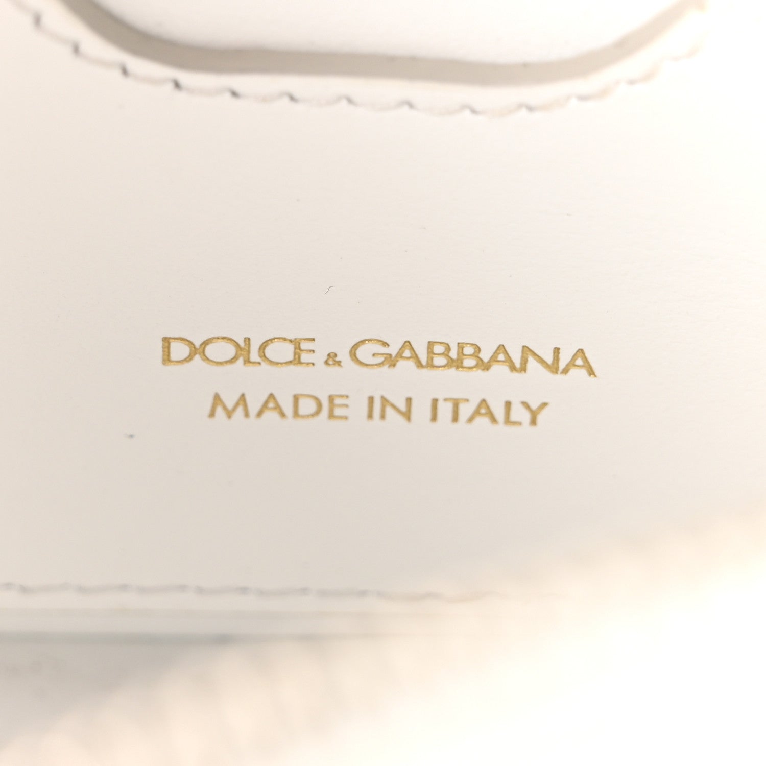 Dolce & Gabbana Patent Calfskin Hot Stuff DG Logo 3.5 Crossbody Bag White 6 of 9