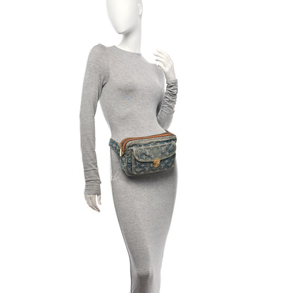 Louis Vuitton Monogram Denim Bum Bag Blue 2 of 17