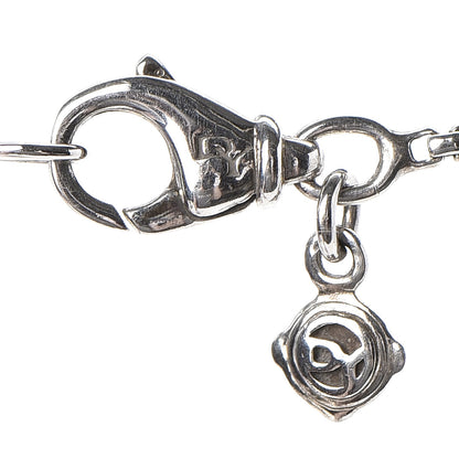 David Yurman Sterling silver Diamond 10-12mm Starburst Station Necklace 4 of 5