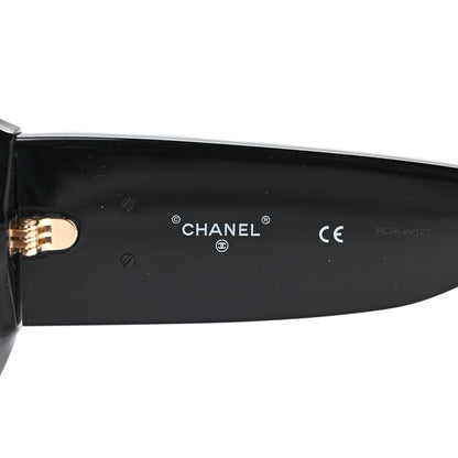 Chanel Acetate Shield Sunglasses 71466 Black 5 of 7