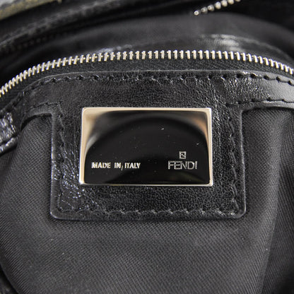 Fendi Leather Biga Hobo Black 6 of 10