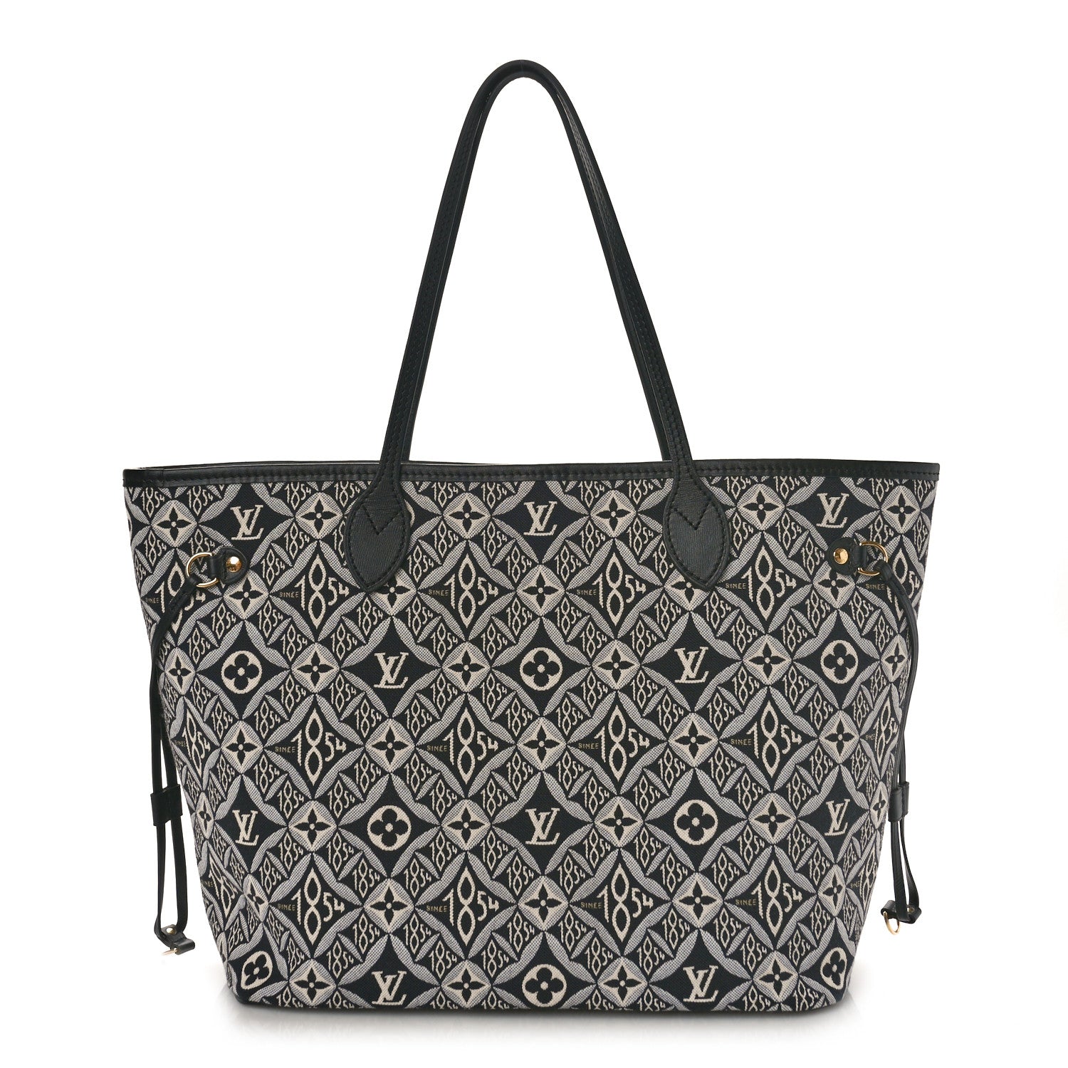 Louis Vuitton Jacquard Since 1854 Neverfull MM Grey 2 of 9
