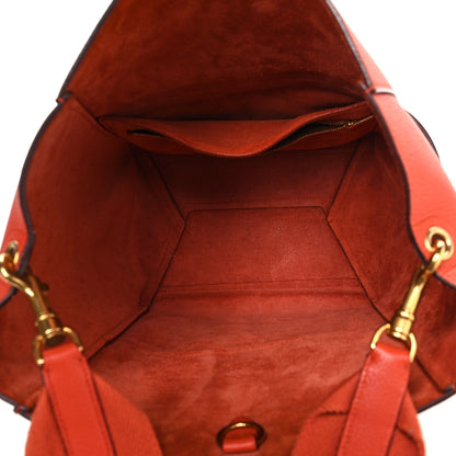 Celine Soft Grained Calfskin Sangle Bucket Bag Cinnamon 5 of 14