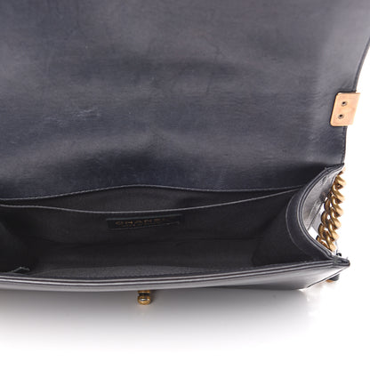 Chanel Lambskin Quilted Medium Boy Flap Black 4 of 14