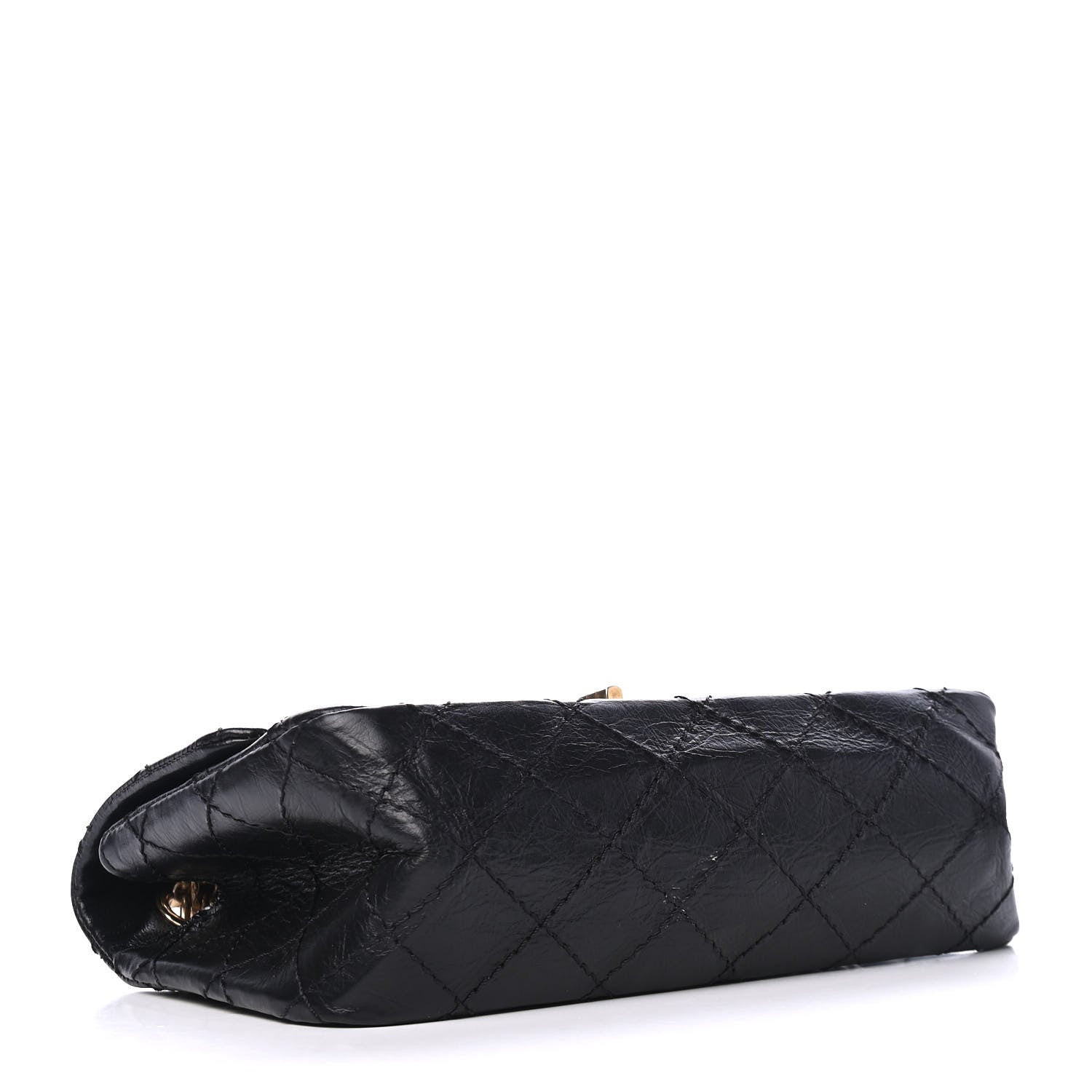 Chanel Aged Calfskin Quilted 2.55 Reissue Mini Flap Black 3 of 5