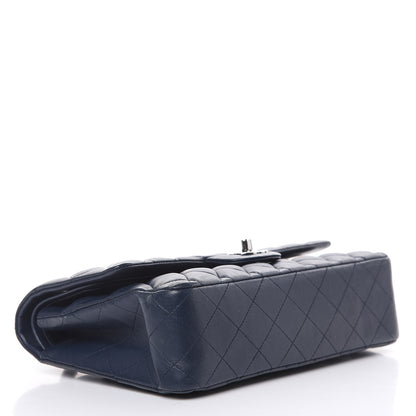 Chanel Lambskin Quilted Medium Double Flap Navy 4 of 16