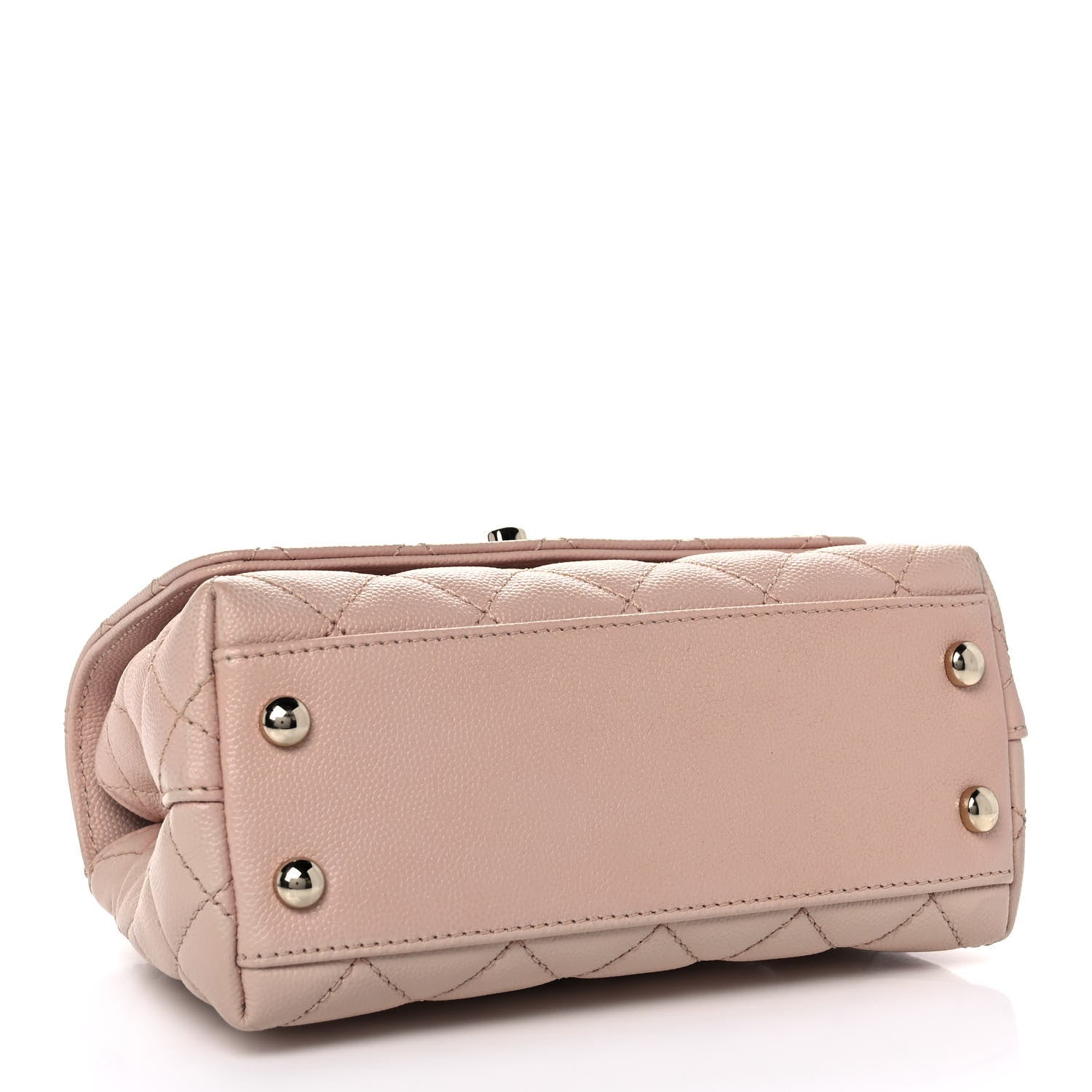 Chanel Caviar Quilted Extra Mini Coco Handle Flap Light Pink 4 of 12